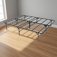 Lit en métal robuste pour 2 personnes, double, king/plein/queen/twin, avec tubes carrés, fabrication vietnamienne, vente en gros