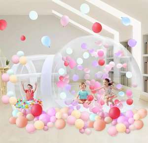 Populaire Château <span class=keywords><strong>Gonflable</strong></span> Transparent Extérieur à Tunnel Unique Tente Dôme Claire avec Effet Bulle Inspiré des Châteaux - Product Image 2