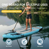 Planche de SUP de tourisme haut de gamme pour sports nautiques en plein air, planche à pagaie tout usage en PVC pour adultes, surf, pêche, lacs, rivières, 3 ailerons