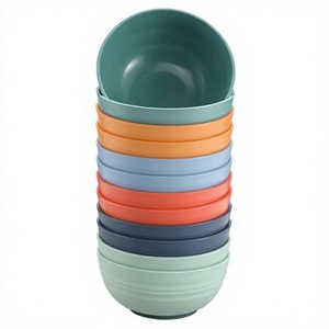 Bol isolant en plastique de 15 cm, résistant au micro-ondes, couleur unie, poli, jetable, design moderne, cadeaux d'affaires, vente en gros - Product Image 3