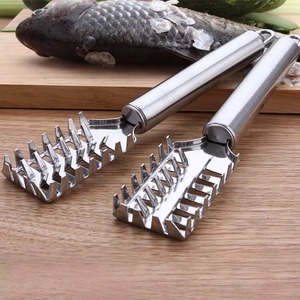 Stainless Fish Scales Scraping Graters Fast Remove Fish Cleaning Peeler <b>Scraper</b> Fish Fish Skin Remover Tool <b>Kitchen</b> Accessories - Product Image 3