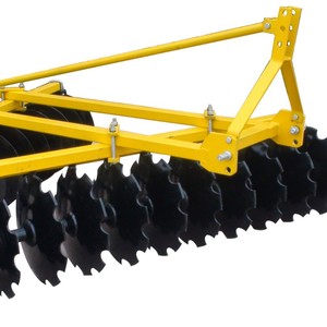 Disc Harrow Farm <b>Cultivator</b> Red 8 Discs For Tractor Tilling Land Preparation - Product Image 2