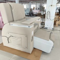 Fauteuil de pédicure automatique à 5 moteurs pour filles, spa à ongles sans tuyauterie, tables et lits de massage pour pédicure, pas de plomberie requise