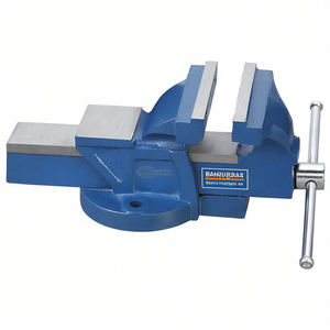 Tornillo de Banco de Hierro Dúctil Fervi de 6 Pulgadas con Base Giratoria, Herramienta de Taller de Alta Resistencia - Product Image 2