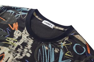 Camiseta Vintage 2024 para Hombre, Estilo Desgastado, Algodón Grueso, Tejido de Punto, Logotipo Personalizado, Ropa Urbana Retro, Transpirable, Pedido al por Mayor - Product Image 6