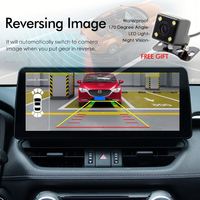 Écran Android 12,3'' tactile OLED DSP pour Rav4 Hybrid Prime XSE 2022 CarPlay Autoradio Lecteur multimédia vidéo GPS