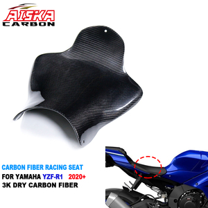 Asiento de Carreras Individual <span class=keywords><strong>para</strong></span> Motocicleta AISKA de Fibra de Carbono Real 3K, <span class=keywords><strong>para</strong></span> Uso en Pista, Compatible con Yamaha R1 R1M 2020-2026 - Product Image 1