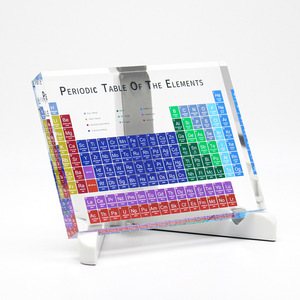 Tabla periódica de los elementos de acrílico, decoración de escritorio para la escuela, regalos de química y coleccionables DIY - Product Image 3