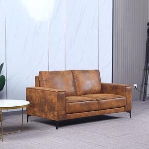 Einsitzer-Leders ofa im nordischen Stil Bequemer Ess-und Hotel-Liegestuhl Hergestellt von Factory - Product Image 1