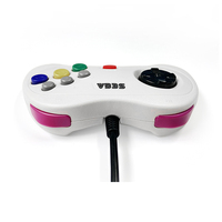 Manette de jeu filaire pour console SEGA Saturn SS, haute qualité, blanc ou noir, contrôleur, haute qualité, nouveauté