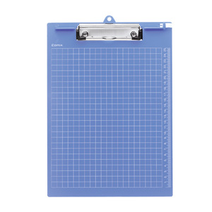 Comix Clipboard <b>A4</b> Plastic Grid Design Office Writing Pad Blue And Black - Product Image 5