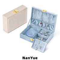 Boîte de rangement à bijoux en velours multi-zones, organisateur personnalisable avec logo, étui à bijoux anti-rayures pour la vente en gros B2B et le dropshipping – Meilleures ventes