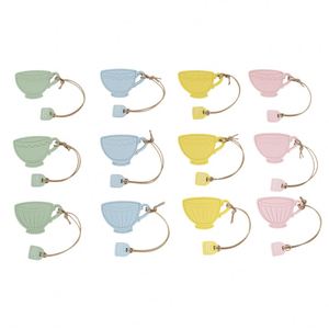 Marcapáginas de Taza de Café de Cuero PU, Envío en 2 Días, Exquisitos Clips para Páginas de Libros, Marcapáginas de Taza de Té con Diseño Estampado, Regalos para Estudiantes y Profesores - Product Image 2