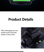 ZIFON YT2000 Control remoto eléctrico giratorio panorámico Pan Tilt AI seguimiento inteligente y función de transmisión en vivo compatible con 2kg