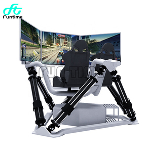 Sièges de course 4D pour sports d'intérieur, jeux d'amusement, siège de course automobile avec 3 écrans - Product Image 4