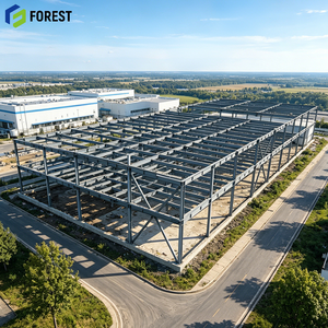 Odm Corrosion Resistant Prefabricated Steel Structure Warehouse Bolted Connection Commercial Complex - Product Image 1