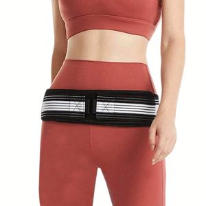 Cinturón de Soporte Lumbar Ajustable Antideslizante para Alivio del Dolor Pélvico, Cinturón Sacroilíaco con Protección para la Articulación SI - Product Image 6