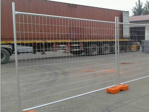 Sản phẩm mới có thể tháo rời tạm thời mạ kẽm kiểm soát đám đông rào cản hàng rào - Product Image 3