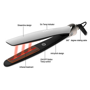 Infrared Hair Straightener With Heat Protection For Dry Hair Salon And Home Use - Product Image 4