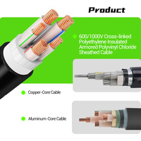Niederspannung kabel 0,6/1kV PVC-Isolierung Kupfer leiter 10-120mm ² für Industrie maschinen CE/ISO/RoHS-zertifiziert