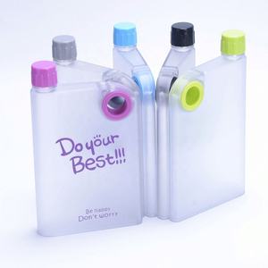 Logotipo personalizado A5 botella de agua portátil de gran capacidad plana cuaderno para botella de agua sistema de bebida directa botella de embalaje - Product Image 1