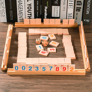 Juego de mesa de mahjong digital con diseño de perro guapo, juguete de madera para niños de 4 a 6 años, juego de cartas cognitivo que estimula el cerebro - Product Image 2