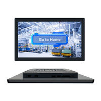 Panel PC Industrial Integrado con Windows, Android, Ubuntu, Soporte de Montaje en Pared, Pantalla Táctil Personalizable, en Stock