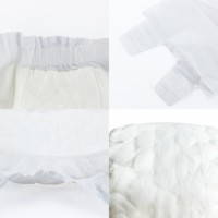 Couche extérieure respirante avec technologie de verrouillage de l'humidité Contoured Fit Thickest Eco China Adult Diaper Printed Feature