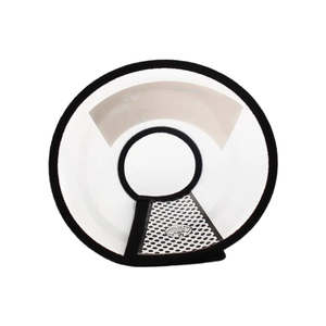 Transparante plastic Elizabeth-kraag voor honden, verstelbaar, kleine maat, anti-bijt/kras/lik, PU+plastic materiaal, met rivet - Product Image 5