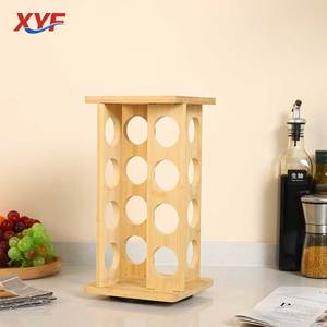<span class=keywords><strong>Portaspezie</strong></span> in Bambù a 16 Scomparti, Accessori da Cucina <span class=keywords><strong>con</strong></span> Barattoli per <span class=keywords><strong>Spezie</strong></span>, Supporti e Scaffali in Bambù Naturale - Product Image 3