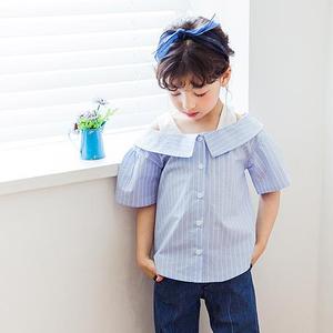 Camiseta sin Tirantes con Botones y Rayas Verticales para Chicas, Gran Cantidad - Product Image 3