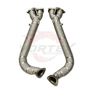 Colectores de escape Vortex SS304 2 en 1 con escudo térmico para Porsche 718 GT4 Spyder 4.0L Flat-6, tubos delanteros de alto rendimiento para carreras - Product Image 2
