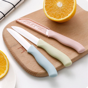 Ensemble de couteaux à fruits en céramique, 3 pièces, longueur de lame de 16 cm, éplucheur portable pour usage en cuisine - Product Image 2