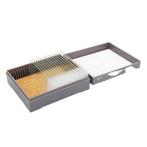 医療用途OEMカスタマイズサポート工場直接ABSプラスチックおよびガラスカバー2550スライド収納顕微鏡ボックス - Product Image 1