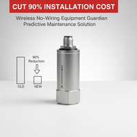 Solution de maintenance prédictive sans fil pour pompe à moteur, capteur de température et de vibration triaxiale GZ-WTVS