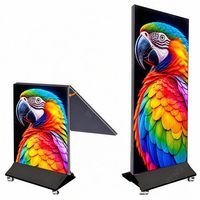 Écran LED pliable P1.2 P1.5 P1.8 P2.5 pour publicité intérieure, affiche LED, écran portable sur pied pour magasin