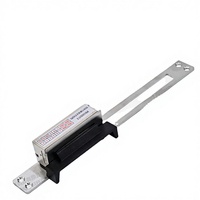 DFD CKB250KB-NO Serrure électrique à mortaise à faceplate longue de 250 mm, 12V, à catot, échouement fermé (NC) pour cadre de porte métallique