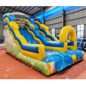 <span class=keywords><strong>Vente</strong></span> directe d'usine de grand château gonflable avec fonctions sèches et humides, fabriqué en PVC, structure gonflable - Product Image 3