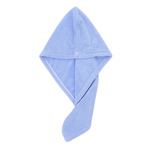 Bonnet de <span class=keywords><strong>serviette</strong></span> de séchage des <span class=keywords><strong>cheveux</strong></span> en molleton corail <span class=keywords><strong>Serviette</strong></span> de bain de luxe en microfibre avec fonction de séchage rapide Enveloppes tricotées jetables pour un usage domestique - Product Image 3