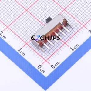 SS-14D01-G020 Slide Switch Through hole-8P,14.7x4.4mm Switch Single Pole Four Throw Rectangle Pin Header PC Pin 14.7mm - Product Image 2