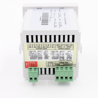 Medidor de Voltaje de CA Digital, Medidor de Panel Trifásico 72x72, Pantalla LED Roja de 4 Dígitos, RS485 Modbus-RTU, Precisión de 0.5, 50/60Hz, 220V, 2 Años de Garantía