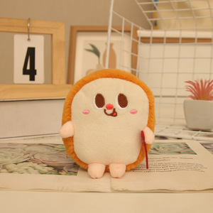 Cute Food Plush Bag Charm Realistic Hamburger Toast <b>Keyring</b> Soft Stuffed Food Toy Hanging Ornament Party Favors Wholesale Bulk - Product Image 6