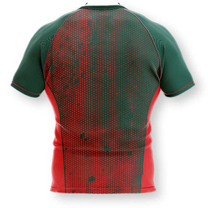 Uniforme de Rugby Deportivo Personalizado con Sublimación Completa, Nombre del Jugador, Malla Unisex, Kits de Rugby OEM, Jersey 100% Poliéster, Pantalones Cortos - Product Image 4