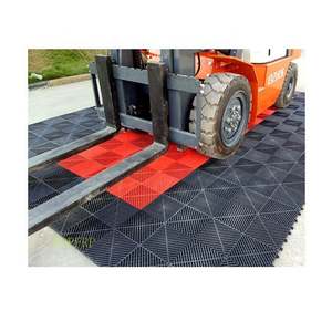 Carreaux de sol en plastique à emboîtement anti-âge pour entrepôt de garage - Product Image 1