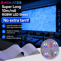Vente Flash : Rouleau de feuille LED flexible RGBW de 10m pour plafond, caisson lumineux, bureau et centre commercial