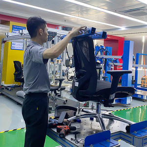 Silla de oficina ergonómica ejecutiva <span class=keywords><strong>SIHOO</strong></span> M18 negra/gris con función giratoria de malla para Boss - Product Image 5