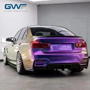 Autoadhesivo PET Strange Light Car Wrap Vinilo Satén Aire Burbuja Libre Auto Película Cambio de color Vinilo Car Wrap - Product Image 4