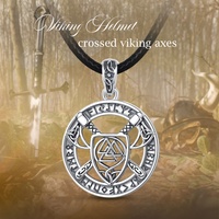 Collier hache en argent massif 925 pour hommes, amulette nordique, Viking, bijoux