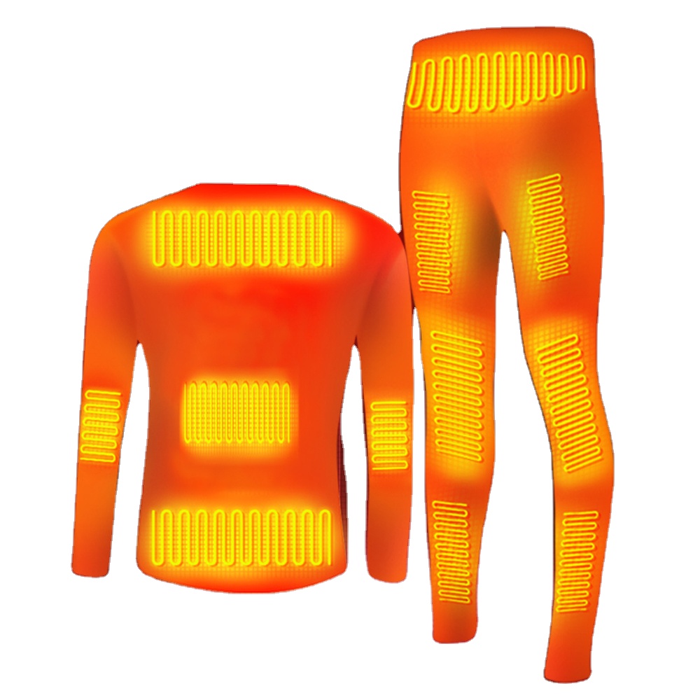 Sous-vêtements Chauffants Homme/femme - Haut Et Bas, Batterie 10000mAh 7.4V, 3 Niveaux De Chaleur - Pour Maison, Confort Optimal
