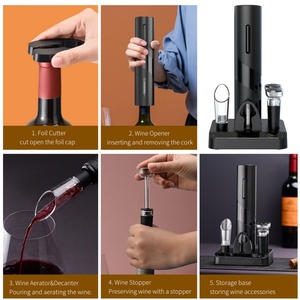 Juego de Regalo de Abrebotellas de Vino con Batería Personalizado de Fábrica, Abrebotellas Automático, Abrebotellas Eléctrico - Product Image 4